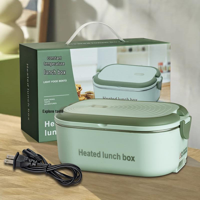 

Portable Stainless Steel Electric Lunch Box - Water-Free, Insulated, Ideal for Office Workers and Students