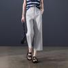 SOFSIL Women's High-Waist Straight Leg Cropped Pants