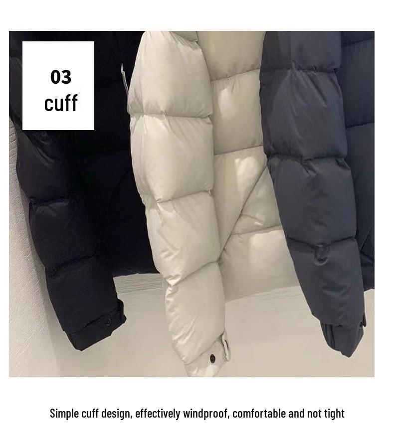 Mengjia Czarny Wojownik Pikowana Kurtka z Kapturem Unisex