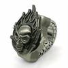 Skeleton Ghost Head Anime Series Ring Watch, Student Fire Head Same Style Retro, Small and Popular, Time Checking Ring Watch