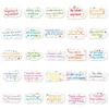 Set of 100 Inspirational Mental Health Stickers: Waterproof, Motivational English Quotes for DIY Projects & Decor