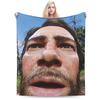 Arthur Morgan RDR Warm Soft Blankets  Boy Girl Plush Throw Blanket Couch Chair Flannel Bedspread Sofa Bed Cover