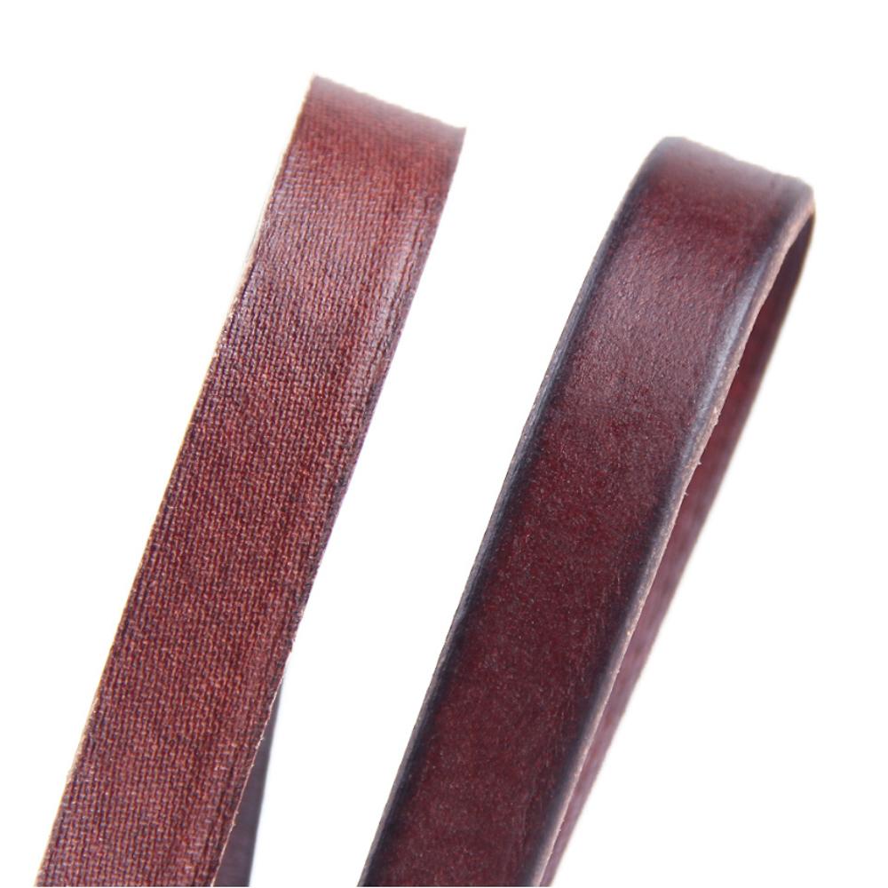 2meter Coffee Cow Leather Strap Findings Vintage Cowhide Rope Flat Leather Cord String Rope DIY Necklace Bracelet Making