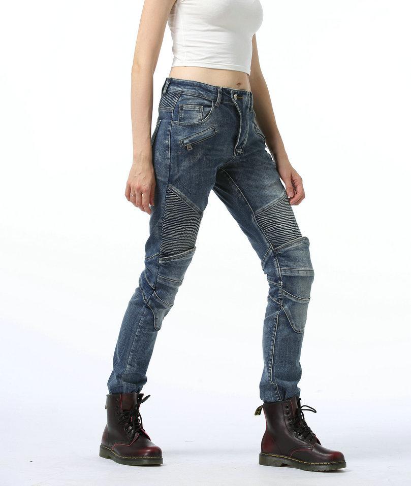 LOONG+BIKER+pure Cotton Casual Vintage Motorcycle Pants+motorcycle Jeans+motorcycle Racing Cycling Pants For Women