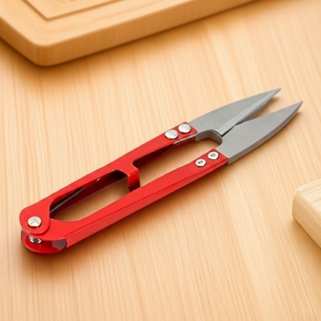 Multifunctional Sewing Snip Scissors with Plastic Handle Tailors Cutter Tool for DIY Craft Projects