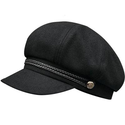 Felnőtt Téli Nagy Méretű Gyapjú Nyolcszögletű Sapka Férfi Testhezálló Barett Sapka Lány Divat Filc Hírlapfiú Sapkák 54cm 56cm 57.5cm 59cm 61cm 62cm