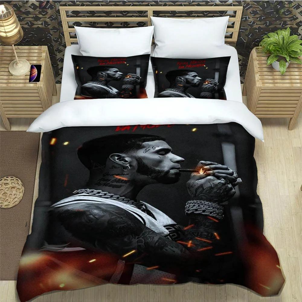 Rapper  Anuel AA Printed Bedding Sets Exquisite Bed Supplies Set Duvet Cover Bed Comforter Set Bedding Set Luxury Birthday Gift