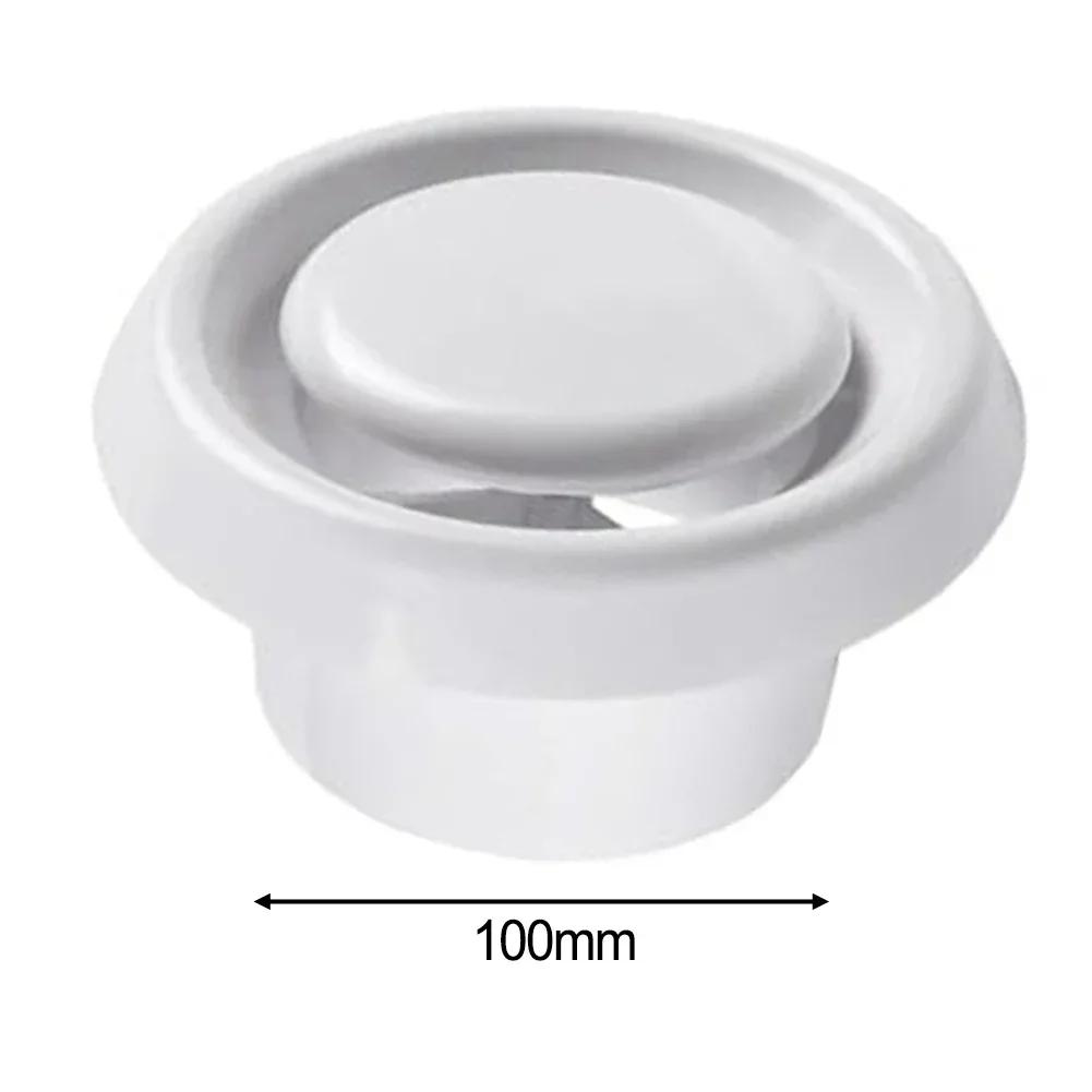 

75/100/150 мм Пластиковый круглый потолочный вентиляционный люк Крышка потолочного вентиляционного отверстия для вентиляции ванной комнаты/кухни всего дома