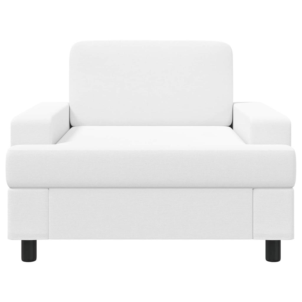 VidaXL Armchair White Fabric