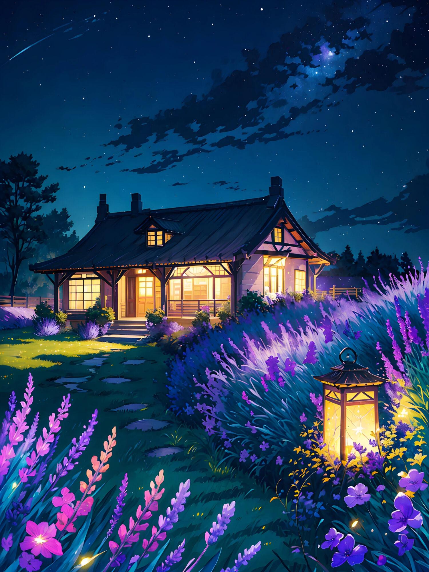 

5D DIY Алмазная картина Лавандовый пейзаж Алмазная вышивка Дом Стразы Картина Сад Мозаика Улица Ребенок Подарок Full Round 20x30CM