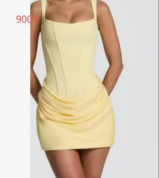 NSSF Self-Made Women's Sleeveless Strappy Bodycon Mini Dress