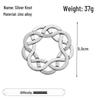 Zinc Alloy Kongming Puzzle Lock: Disentanglement Ring Educational Toy