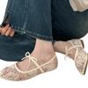 Flats Women Loafers Shoes Mesh Lace Elegant Sandals Fashion Dress Lolita Woman Shoes Trend Designer Femme Zapatillas