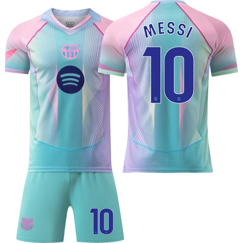 2526 Blue Edition Football Jersey No. 19 Yamal 9 Levan 8 Pedri 10 Set