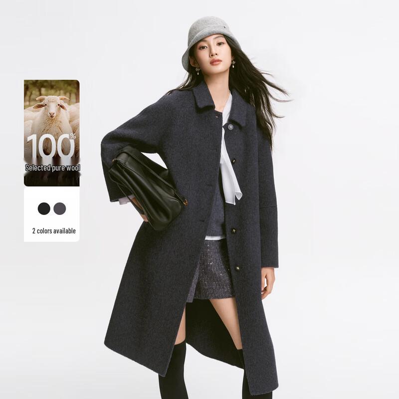 Women's 100% Wool Overcoat