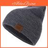 Hat Pu 1 Letter Pcs Casual Beanies Warm Winter Beanie Hats For Men Women Outdoor Stylish Solid Color Knitted Hat