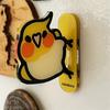 Popular animal acrylic refrigerator magnets cute bird decorative patch acrylic kawaii ornamentation cartoon parrot home decor