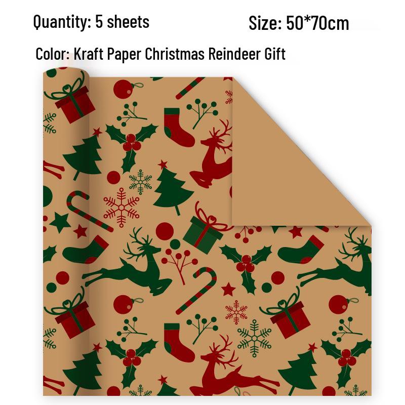 Vintage Style Christmas & Birthday Wrapping Paper for Gifts & Toys