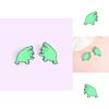 Cute Charming Frog Shaped Enamel Badge Unique Alloy Brooch For Accessories Fashionable