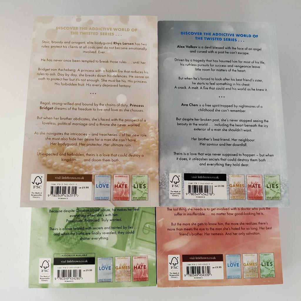 Çarpık Seri: Aşk, Yalanlar, Oyun, Nefret - 4 Kitap Seti