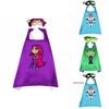 Vibrant Teen Titan Anime Superhero Costume Set With Cloak And Mask For Kids