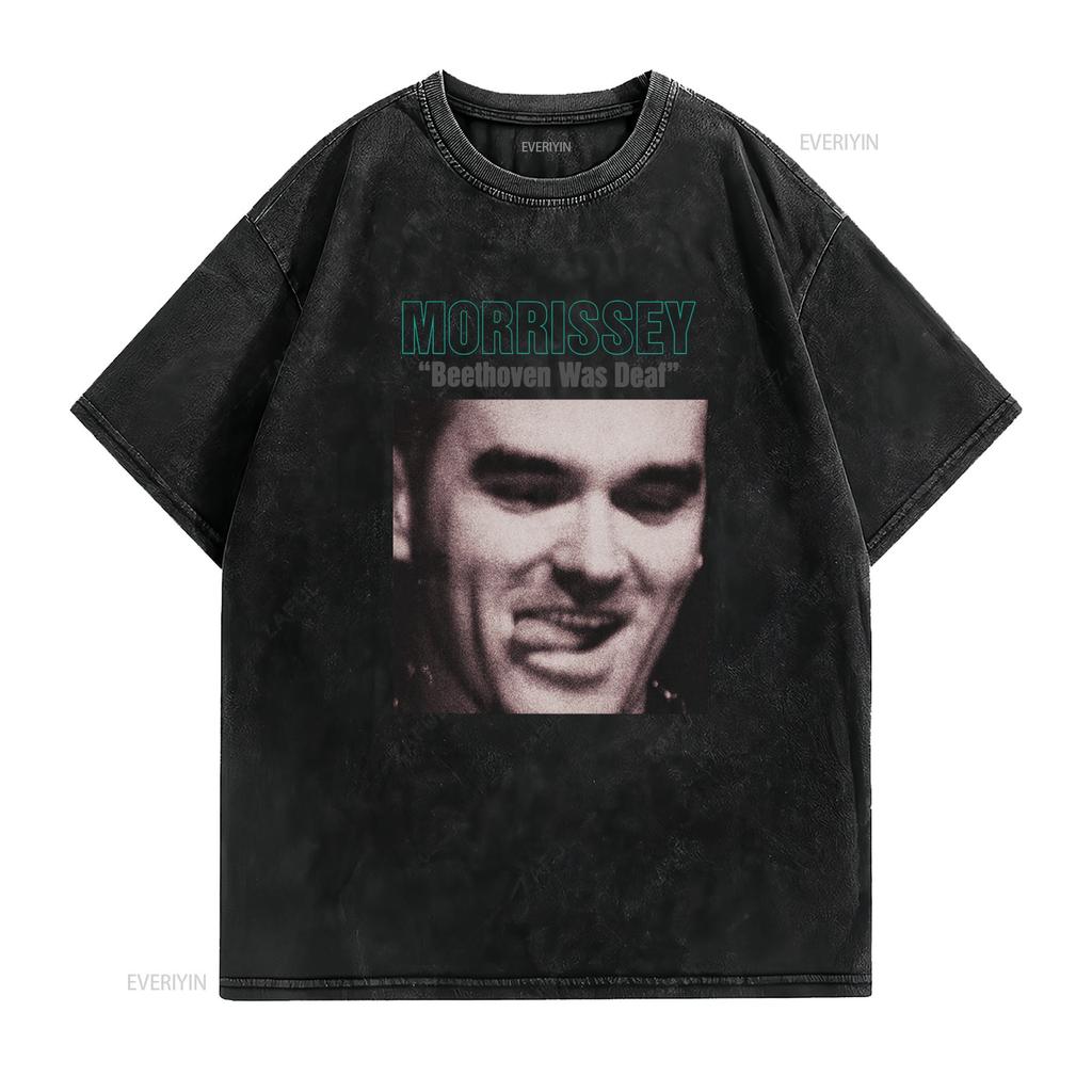 MORRISSEY Beethoven Was Deaf 1993 Organic T Shirt Indie vintage Washed streetwear Comfortable Breathable graphic Slightly Soft