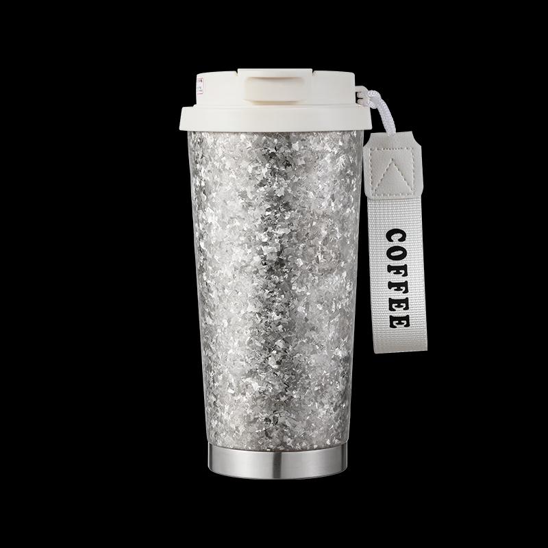 XIMX Pure Titanium Portable Car Coffee Cup