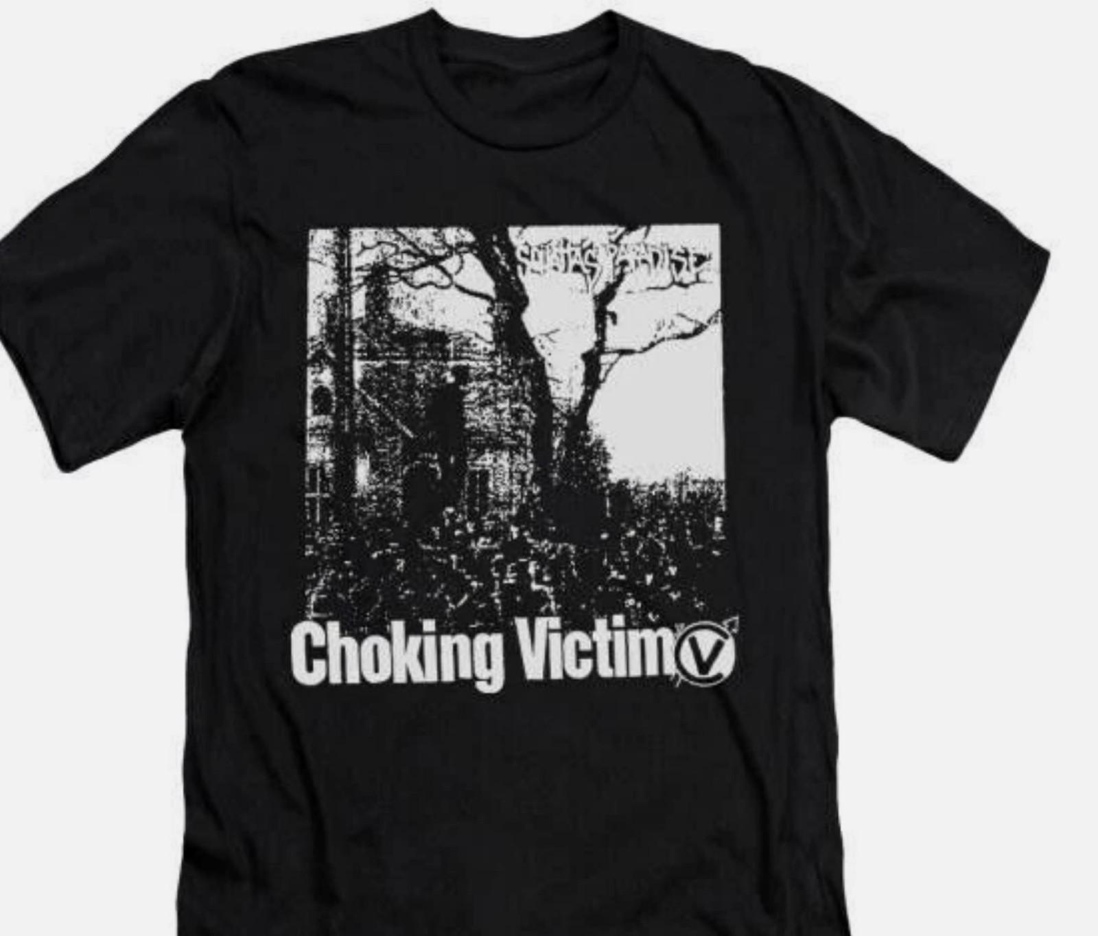 

Футболка Choking Victim - Squattas paradise, инди-рок, панк, готика, унисекс. 2XL