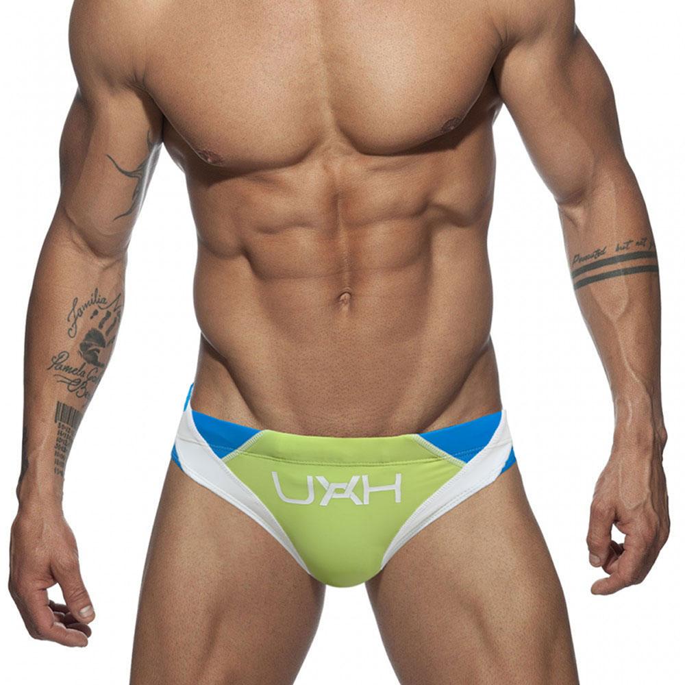 Men's  Fashion Sexy Swim Brief Sexy Brand Swimsuit for Men Surfing Swimwear Beach Shorts