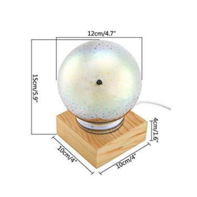 3D LED Night Light USB Magic Ball Butterfly Fireworks Projector Lamp Decor Gifts