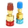 R1234yf Quick Couplers Kit Brass R1234YF to R134A Quick Coupler Adapter for Car Conditioner AC Charging