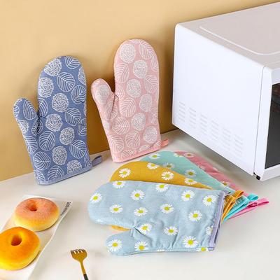 Durable Thickened Microwave Gloves Heat Resistance Anti-scald Kitchen Tools Portable Oven Mitts