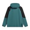 Li Ning Outdoor CF Shell Color Block Windproof Breathable Water Resistant Loose Single Layer Jacket Men jackets Ink-Green AFDW231-1