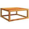 VidaXL Garden Table 65x65x29 Cm Solid Acacia Wood 3278938