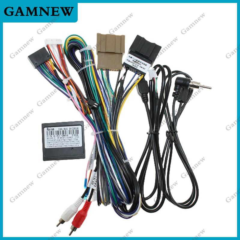 Car 16pin Wiring Harness Adapter Canbus Box Decoder For Buick Verano Opel Astra GS GM-RZ-59