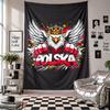 Polen Wandteppich Heimdekoration Wandbehang Tuch für Schlafzimmer Wohnzimmer Hintergrund