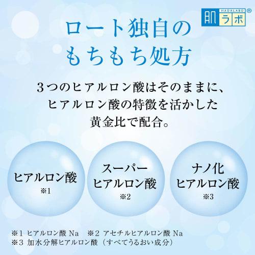 Hada labo gokujun hyaluronic lotion 170ml x 2-piece set + gokujun sachet included