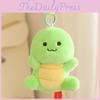 Bobowa Turtle Plush Keychain Green Pendant Backpack Decoration Luck Animal Gift