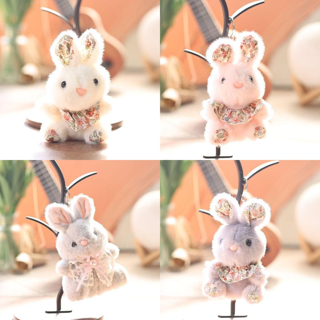 Plush Bunny Keychain With Soft Short Pile Plush For Kids And Adults