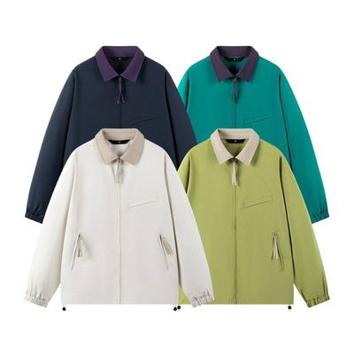 Work Jacket Men's New Lapel Jacket Autumn and Winter Fashion Loose Casual Couple's Coat