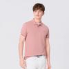 Goldlion Men's Short Sleeve Mulberry Silk Blend Polo Shirt