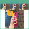 Adorable Crayon Shin-chan Keychain Cute Silicone Cartoon Bag Charm Gift
