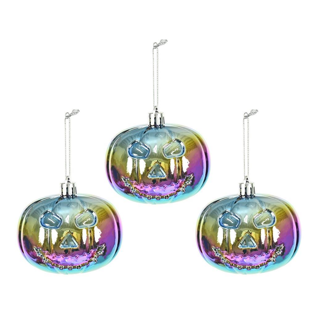 3 Pieces Halloween Hanging Pumpkin Decorations Scary Festival Holiday Spooky