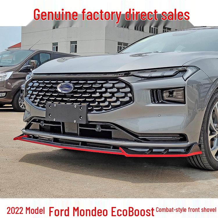

2022 Ford Mondeo EcoBoost Front Splitter, Rear Spoiler, Louvers, & Front Lip Louvers [Matte Black]