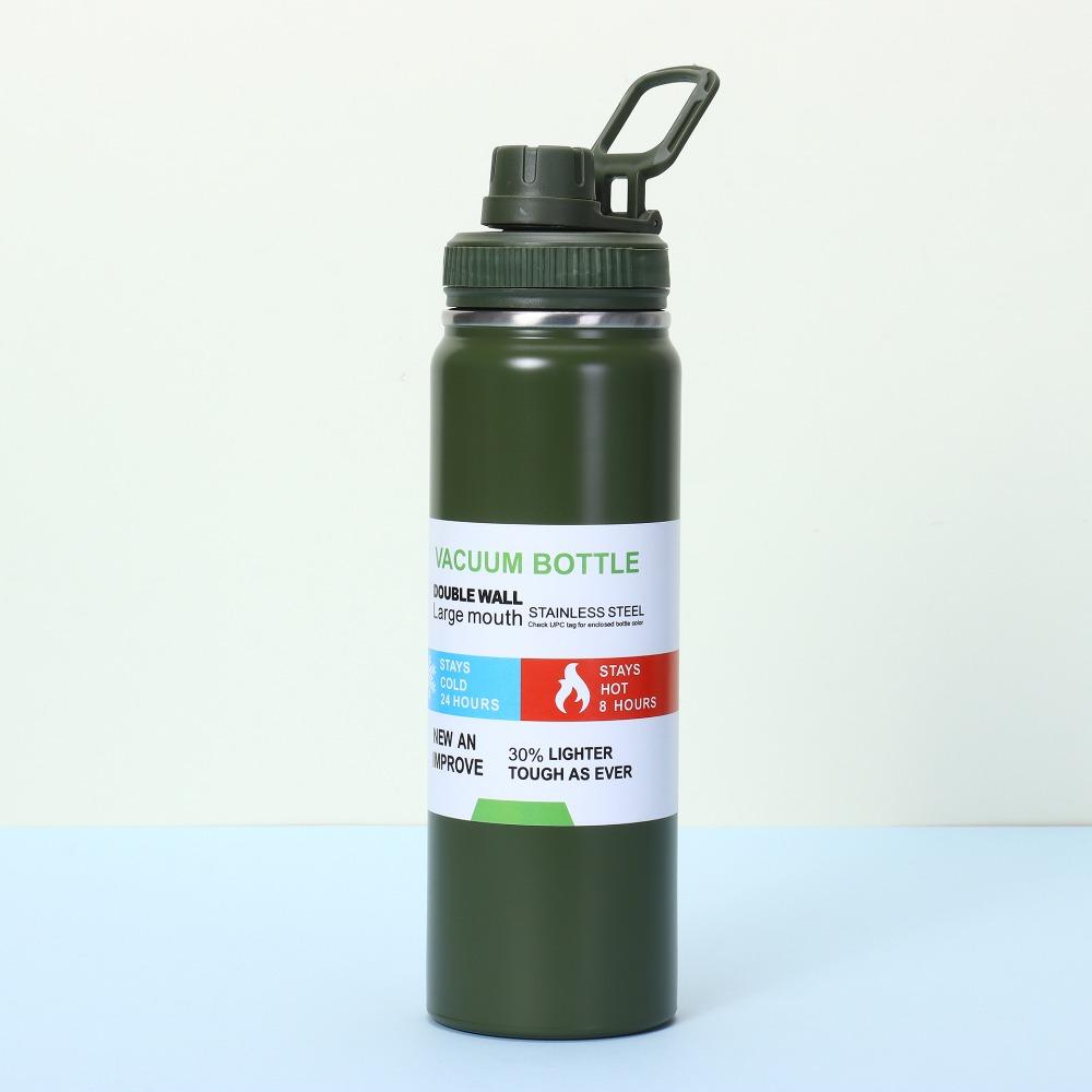 1000ML Outdoor Water Bottle Colorful Steel Multi Capacity Stainless Steel Insulated Cup Keeps Cold and Heat Double Wall