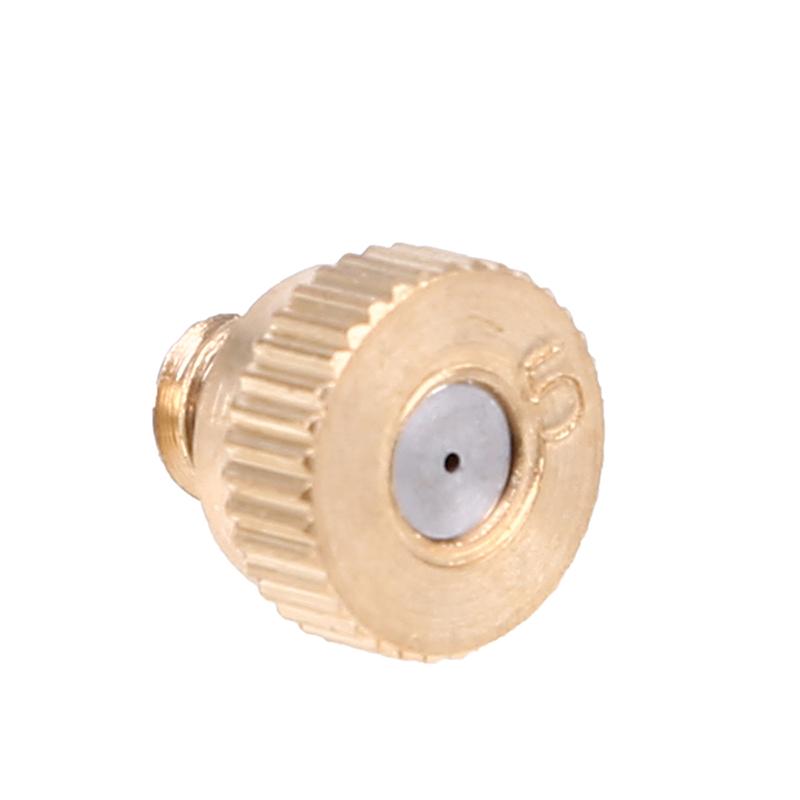 Low Pressure Atomizing Misting Brass Nozzle Cooling Water Fog Sprayer System for Garden Watering Adjustable Water