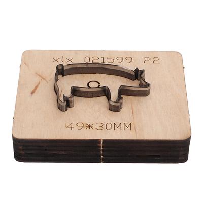 Schweinchenform Leder Stanzform DIY Klinge Schneidstempel Präge Schneidvorlage