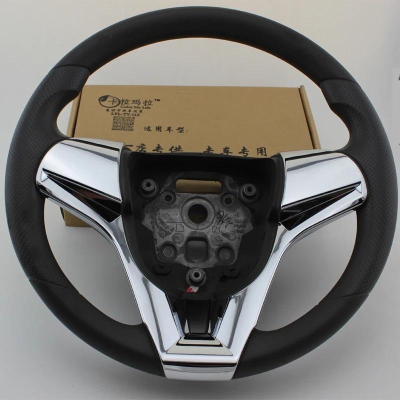 Auto Upgrade Car Steering Wheel Decoration Cover Trim Stickers for Chevrolet Chevry Cruze Sedan Hatchback 2009 - 2014