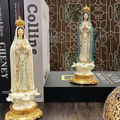 Fatima Virgin Statues Home Decoration Church Decoration Catholic Resin Craft Home Decor Fatima Statue Fatima Christmas Ornament