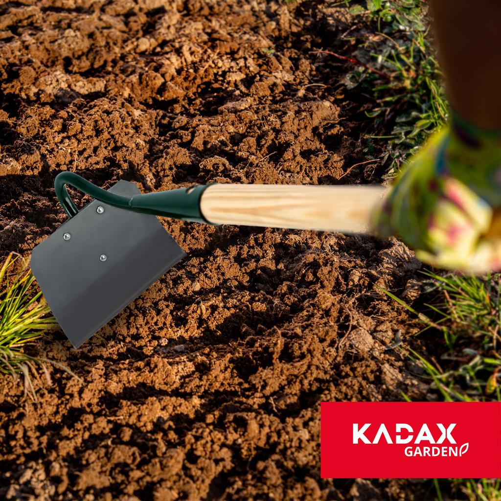 KADAX Large Hardened Hoe With Handle Garden